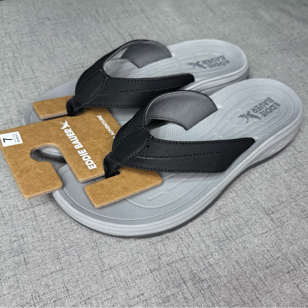 Eddie Bauer Break Point Sandals Black Summer Comfortable Walking 7 8 9 10 NWT - Picture 8 of 15